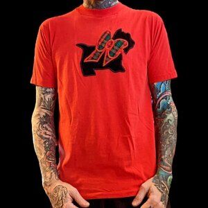 Vintage SINGLE STITCH dog t shirt